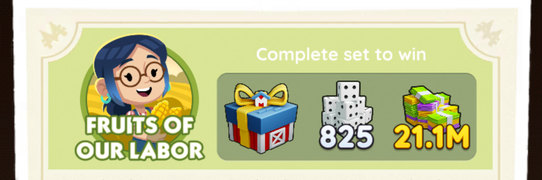 Set 17 - Fruits of Our Labor