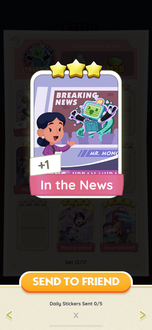 Set 12 - In the News (3 Star)