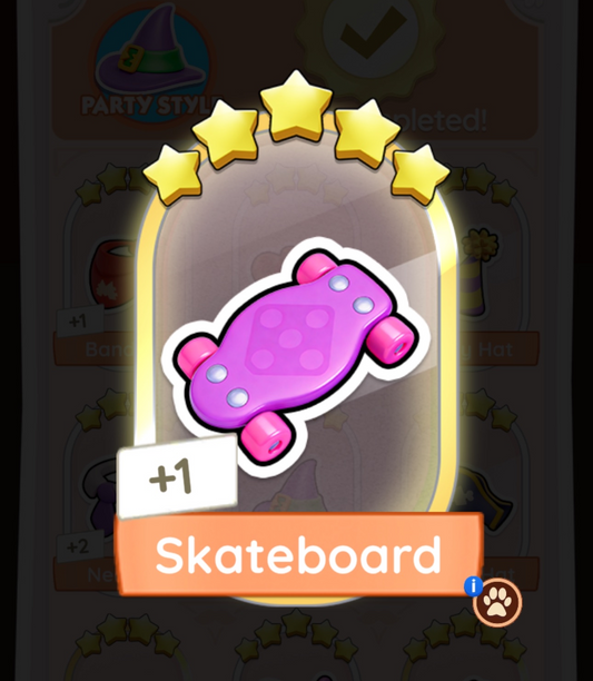[Pre-Order] Set 16 - Skateboard (GB 5 Star)