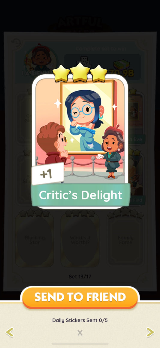 Set 13 - Critic's Delight (3 Star)