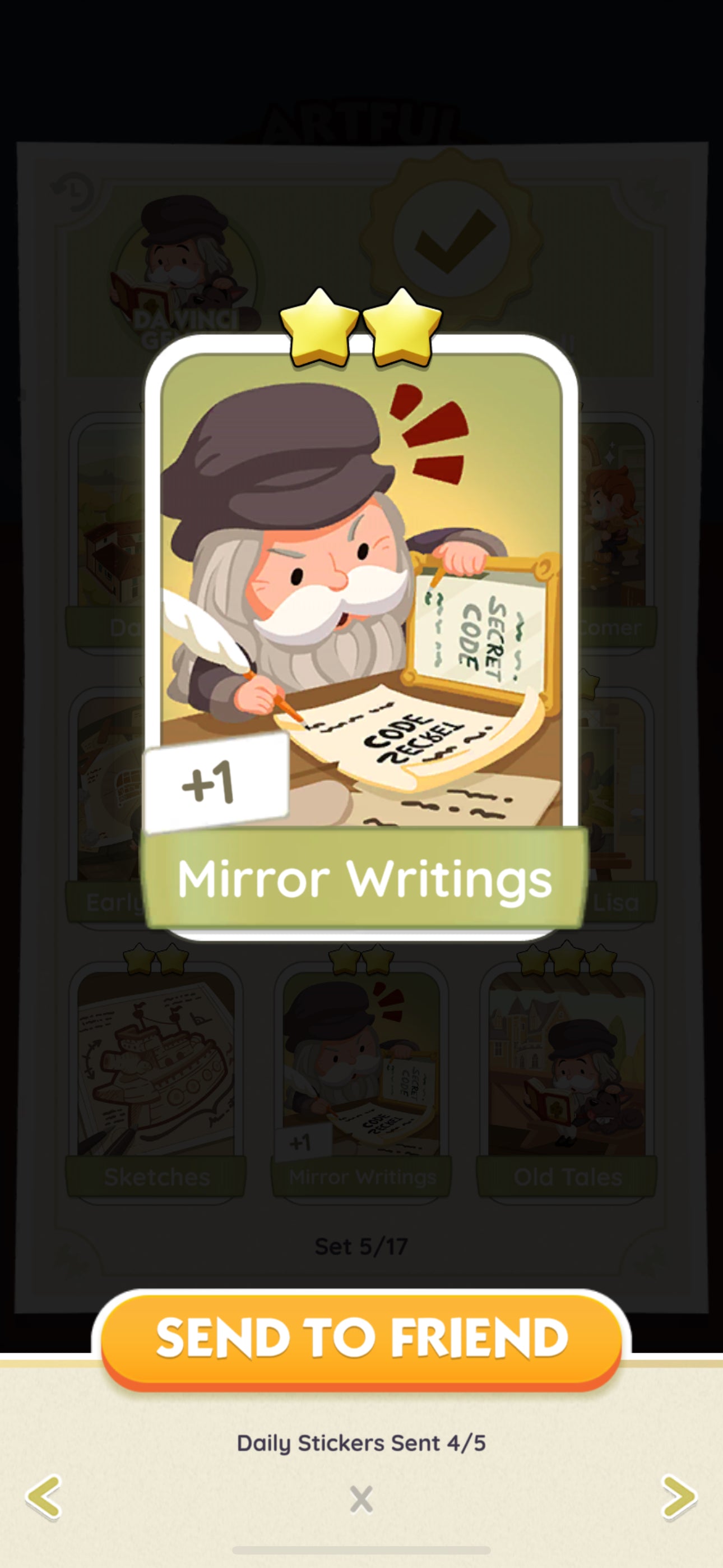 Set 5 - Mirror Writings (2 Star)