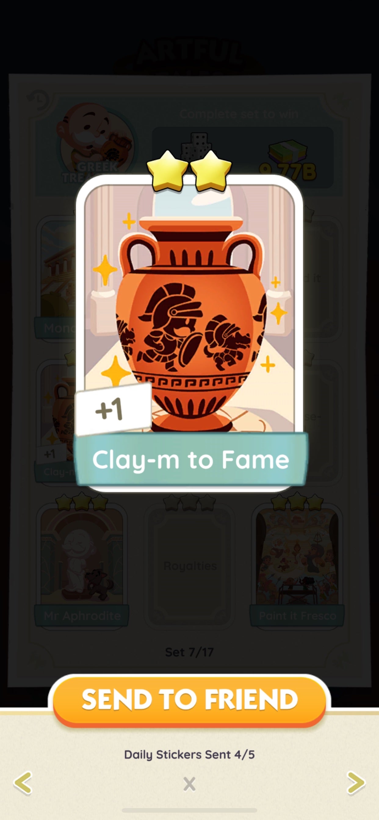 Set 7 - Clay-m to Fame (2 Star)