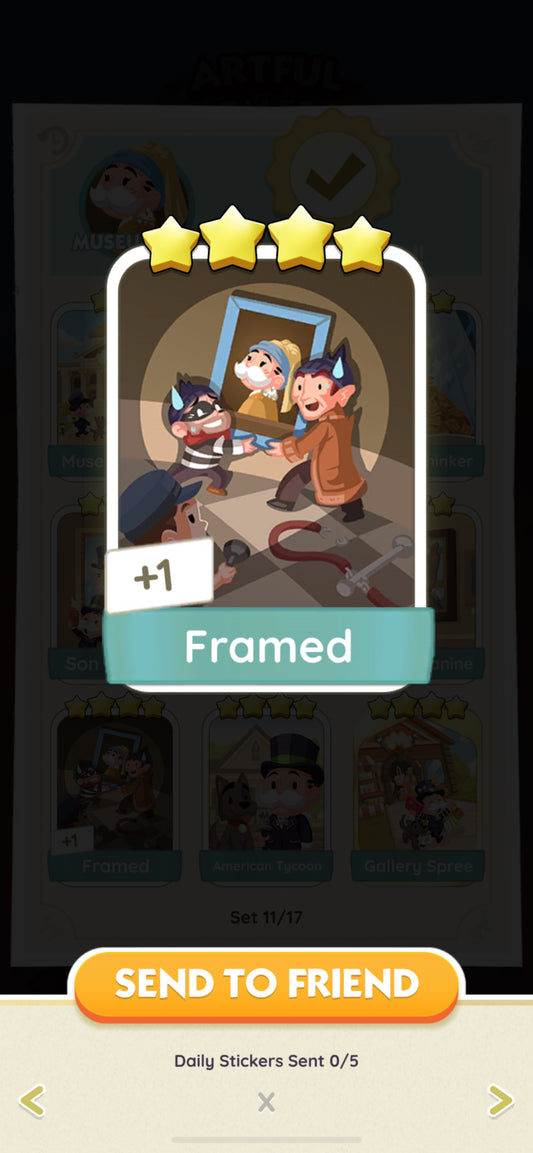 Set 11 - Framed (4 Star)