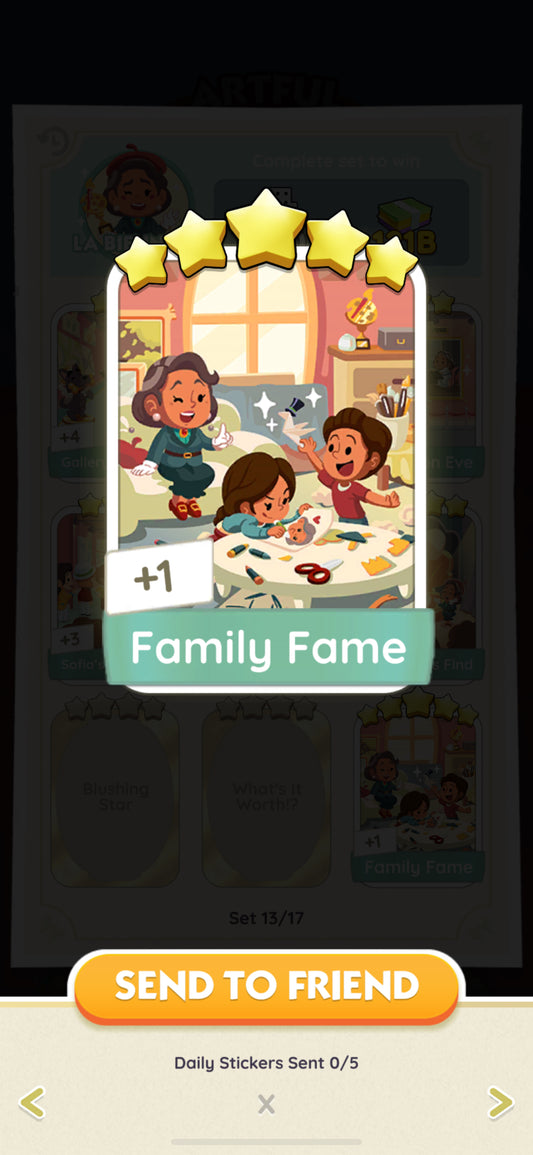 Set 13 - Family Fame (5 Star)