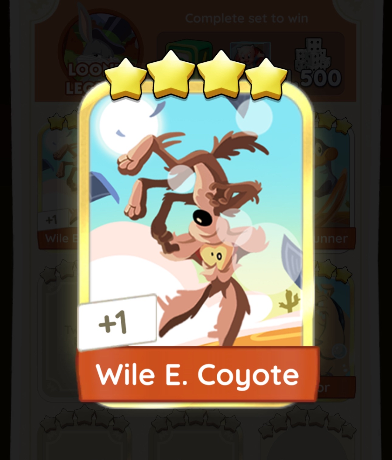 [Pre-Order] Set 21 - Wile E. Coyote (GB 4 Star)
